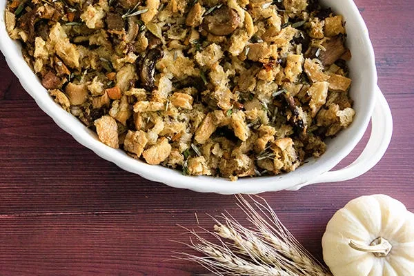 Porcini Mushroom Sourdough Stuffing